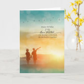 ツインブラザーからシスターサマーレイク誕生日 カード (黄色い花)