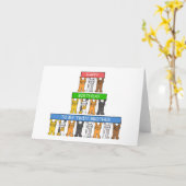 ツインブラザーハッピーバースデー カード (黄色い花)