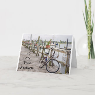 **ツインブラザー**特別な日に！誕生日 カード