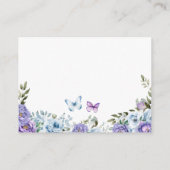 ツインブルーとパープルのバラプリンセスキンセアニラ エンクロージャーカード (裏面)