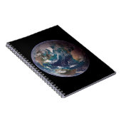 ツインブルーのビー玉 – 西 – 惑星の地球 ノートブック (右側)