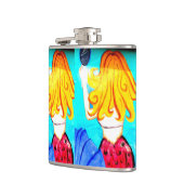 ツインブロンドの人魚フラスコ フラスク (左)