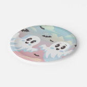 ツインブーのハロウィーンベイビーシャワー ペーパープレート (アングル)