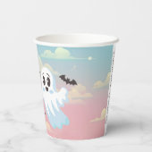 ツインブーのハロウィーンベイビーシャワー 紙コップ (裏面)