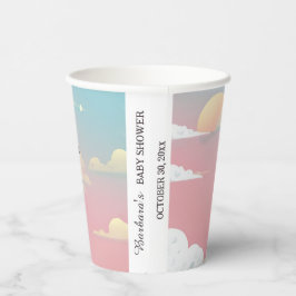 ツインブーのハロウィーンベイビーシャワー 紙コップ