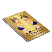 ツインプリンスベビーシャワーゲストブック ノートブック (右側)