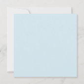 ツインベビーの男の子とレースのフレームのグリーティングカード (裏面)