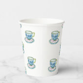 ツインベビーシャワーのお茶 紙コップ (右)