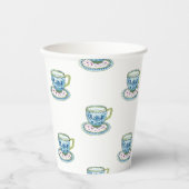 ツインベビーシャワーのお茶 紙コップ (正面)