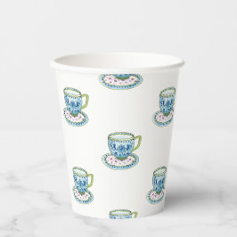 ツインベビーシャワーのお茶 紙コップ