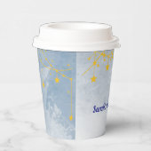 ツインベビーシャワーサンアンドムーンテーマ 紙コップ (右)