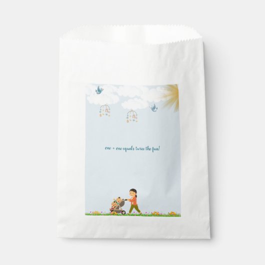 ツインベビーシャワーバッグ フェイバーバッグ (正面)