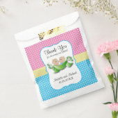 ツインベビーシャワー – 2つの豆のポッドありがとうFav フェイバーバッグ (封をした状態)