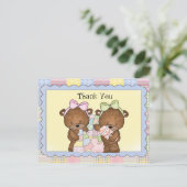 ツインベビー感謝していユーハガキ ポストカード (スタンド正面)