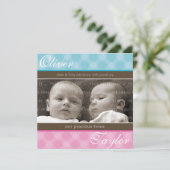 ツインベビー発表::調和1SQ 案内状 (スタンド正面)