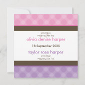 ツインベビー発表::調和4SQ 案内状 (裏面)