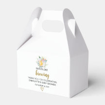 ツインベビー赤ちゃんシャワー切り妻箱