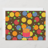 ツインボウリングバースデーパーティー招待状 招待状 (裏面)