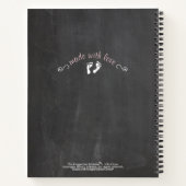 ツインボーイガールエレファンツベビーシャワーゲストハウス | ノートブック (裏面)