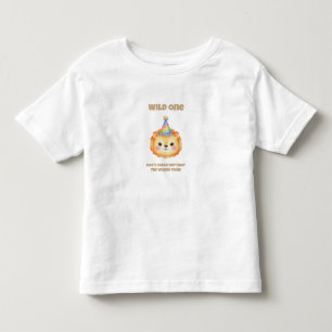 ツインボーイサファリ誕生日Tシャツ ワイルドな双子 トドラーTシャツ