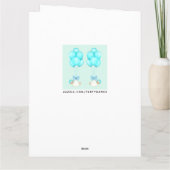 ツインボーイズおめでとう カード (裏面)