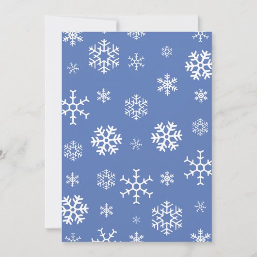 ツインボーイズかわいいクマの冬のベビーシャワー 招待状 (裏面)