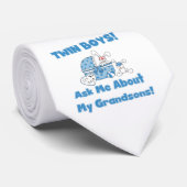 ツインボーイズの孫のプレゼント ネクタイ (ロール)