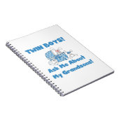 ツインボーイズの孫のプレゼント ノートブック (右側)