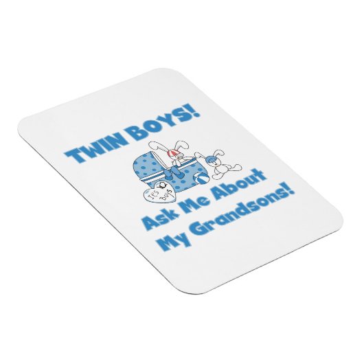 ツインボーイズの孫のプレゼント マグネット (右側)