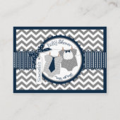 ツインボーイズタイボウタイおむつラッフルチケット エンクロージャーカード (裏面)