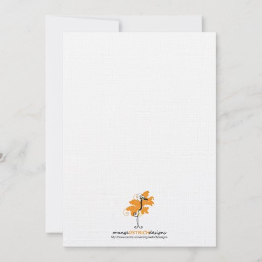 ツインボーイズファースト誕生日招待状 招待状 (裏面)