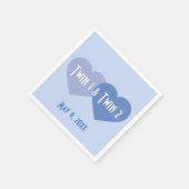 ツインボーイズブルーハート スタンダードカクテルナプキン (角)