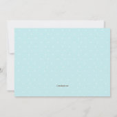 ツインボーイズベビーシャワー招待状 招待状 (裏面)