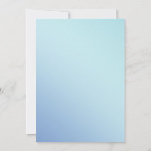 ツインボーイズベビーシャワー招待状 招待状 (裏面)