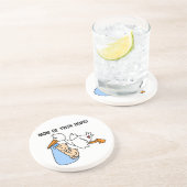 ツインボーイズ母コウノトリの贈り物 コースター (側面)