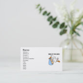 ツインボーイズ母コウノトリの贈り物 コーリングカード (スタンド正面)