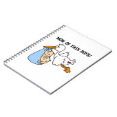 ツインボーイズ母コウノトリの贈り物 ノートブック (左側)