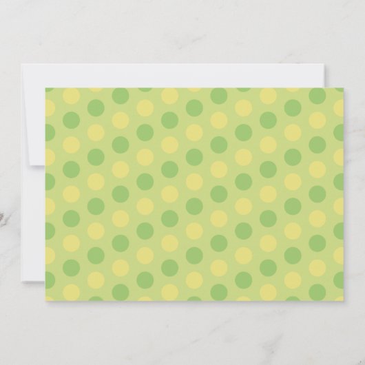 ツインボーイズ赤ちゃんシャワー招待状2つのエンドウ 招待状 (裏面)