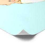 ツインボーイズ赤ちゃんシャワー ポスター (角)