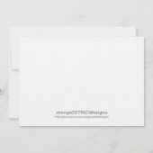 ツインボーイズ《キリスト教》洗礼式や命名式/洗礼招待状 招待状 (裏面)