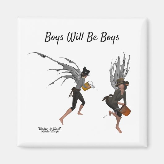 ツインボーイレインマグネット妖精の国 マグネット (正面)