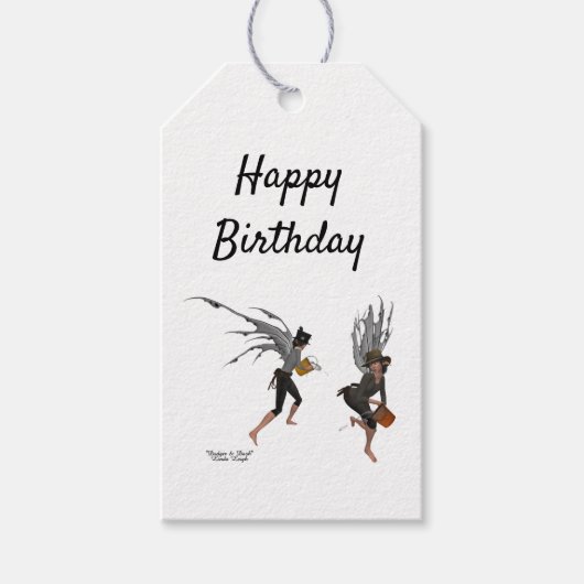 ツインボーイレイン妖精の国ギフトラベル ギフトタグ (正面)