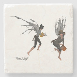 ツインボーイレイン妖精の国ストーンコースター ストーンコースター