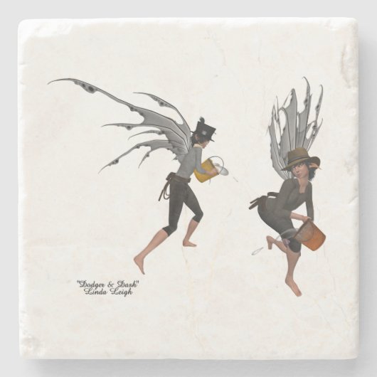 ツインボーイレイン妖精の国ストーンコースター ストーンコースター (正面)