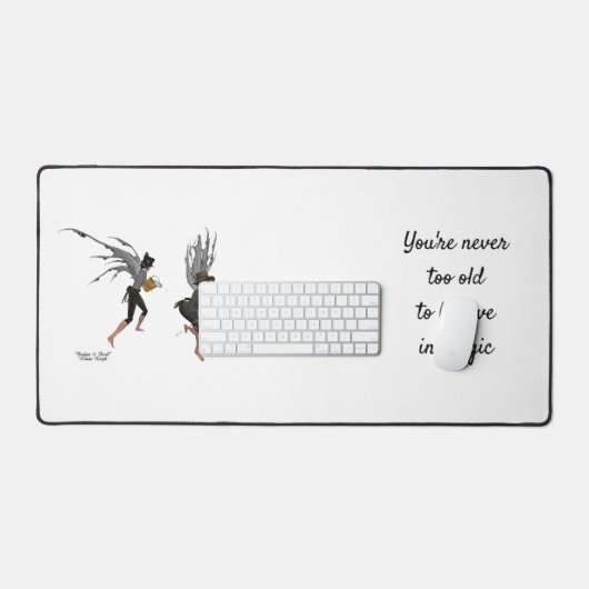 ツインボーイレイン妖精の国ズデスクマット デスクマット (キーボード&マウス)