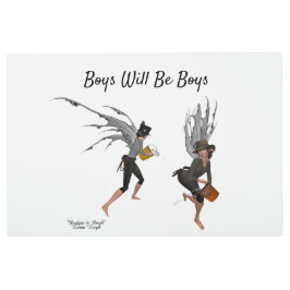 ツインボーイレイン妖精の国メタルウォールアート メタルプリント