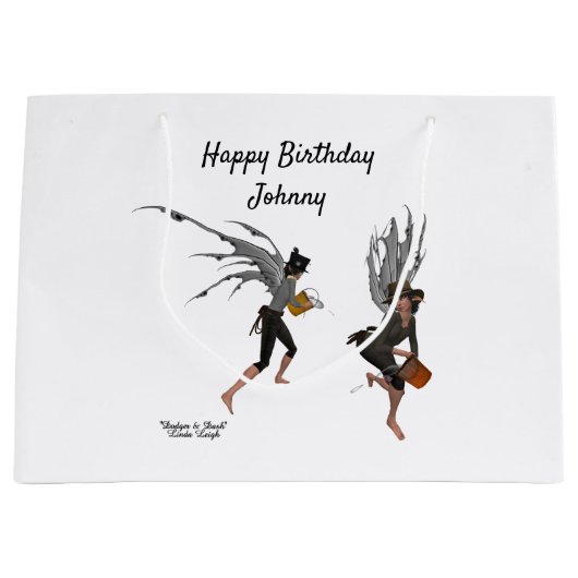 ツインボーイレイン妖精の国抱き枕 ラージペーパーバッグ (正面)