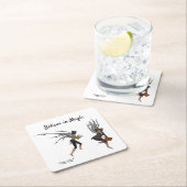 ツインボーイレイン妖精の国紙コースター スクエアペーパーコースター (インサイチュ)