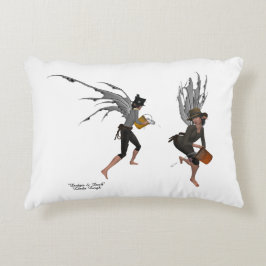 ツインボーイレイン妖精の国装飾用クッション アクセントクッション