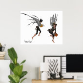 ツインボーイ雨妖精の国ポスター ポスター (ホームオフィス)